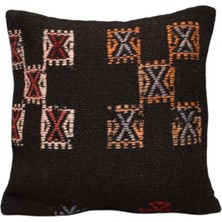 Kilim Antik El Dokuma Dekoratif Kilim Kırlent Yastık Kılıfı 0978 - Yeni - Çok Renkli