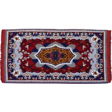 Kilim Antik Pamuk Üzeri Baskı Duvar Halısı 0658 - Yeni - Çok Renkli