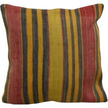 Kilim Antik El Dokuma Dekoratif Kilim Kırlent Yastık Kılıfı 0972 - Yeni - Çok Renkli