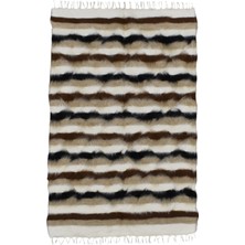 Kilim Antik El Dokuma Tiftik Yün Siirt Battaniyesi Kilim 0481 - Yeni - Çok Renkli