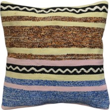 Kilim Antik El Dokuma Dekoratif Kilim Kırlent Yastık Kılıfı 0948 - Yeni - Çok Renkli