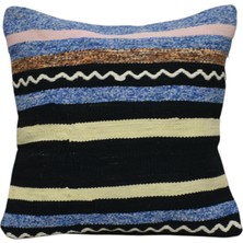 Kilim Antik El Dokuma Dekoratif Kilim Kırlent Yastık Kılıfı 0977 - Yeni - Çok Renkli