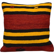Kilim Antik El Dokuma Dekoratif Kilim Kırlent Yastık Kılıfı 0952 - Yeni - Çok Renkli