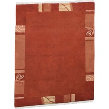 Kilim Antik El Dokuma Himalayalar Yün Halı 0435 - Yeni - Turuncu
