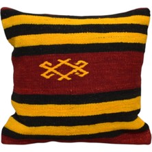 Kilim Antik El Dokuma Dekoratif Kilim Kırlent Yastık Kılıfı 0982 - Yeni - Çok Renkli