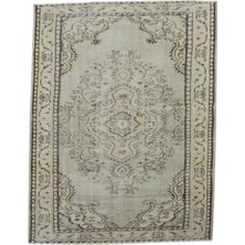 Kilim Antik El Dokuma Eskitme Yün Salon Halısı 0502 - Vintage - Çok Renkli