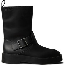 Calvin Klein Siyah Kadın Deri Bot YW0YW01970BEH