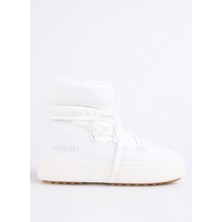 Moon Boot MB Ltrack Low Nylon Wp Beyaz Kadın   Kar Botu