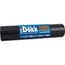 Florex Dökk POWER Extra Kalın 80x110 cm Jumbo Boy Çöp Torbası
