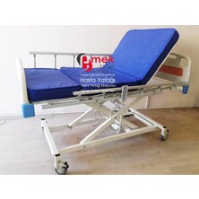 Emek Sağlık Ultra Konfor 3 Motorlu Abs Hasta Karyolası – Serum Askılı Set