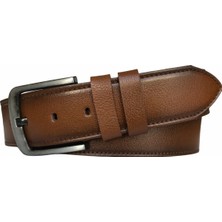 GoDeri   Deri, Taba 4.5 cm Tek Parça Kot, Spor Kemer