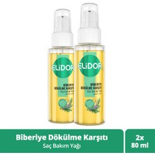 Elidor Saç Bakım Yağı Biberiye Dökülme Karşıtı 80 ml X2
