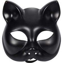 Skygo Siyah Renk Lüks Kedi Maskesi 12X13 cm