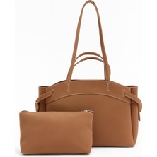 Masilya Brand Makyaj Çanta Hediyeli Dikiş Detaylı El ve Kol Çantası Süet Kumaş Nova