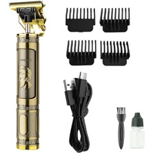 Skygo PS-033 Çelik Kasa Profesyonel T-bıçak Saç Sakal Ense Ve Çizim Tıraş Makinesi