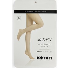Koton 40 Den File Külotlu Çorap