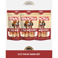 Snacky Tavuk Sargılı Çubuk Köpek Ödül Maması 10'lu 13 cm 100 gr x 3 adet