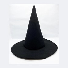 Skygo Siyah Renk Keçe Cadı Şapkası 35X38 cm