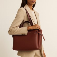 Masilya Brand Kadın El ve Kol Çantası Suni Deri Nova – Dikiş & Zımba Detaylı | Makyaj Çanta Hediyeli