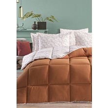 Monolisse Andy Timeless %100 Pamuk 4 Kat Müslin Comfort Uyku Seti Tek Kişilik Kahve 155X215 cm