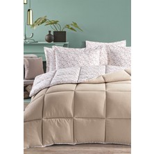 Monolisse Andy Timeless %100 Pamuk 4 Kat Müslin Comfort Uyku Seti Çift Kişilik Bej 195X215 cm