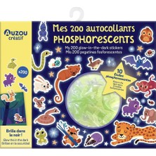 Auzo Toys 200 Fosforlu Sticker Seti – Poster + 10 Yıldız