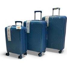 Çanta Aksesuar Mujde Sdr Polipropilen 3'lü Valiz Seti