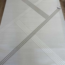 Hoom Rugs Gusto 1348A Bej Krem Modern Halı Mikrofiber Polyester Hav Vermez Spor Saçaklı Halı