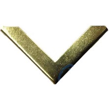 Skygo Kitap, Kapak, Menü, Albüm Köşesi, Büyük - 23X40MM, Sarı, 10 Adet