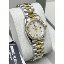 Daniel Klein Orijinal 2 Yıl Garantili Sedef Kadran Çelik Kordon Kadın Kol Saati ILK10108M3