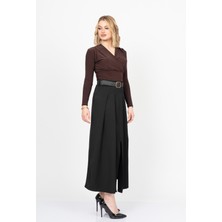 MissVina Emy Yırtmaçlı Etek 6830
