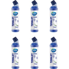Efor Wc Temizleyici 6 Adet 750 ml | Tuvalet Kireç ve | Ferah Kokulu Hijyen