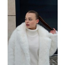 Nyc Giyim Tekstil Kadın Kürk Mont, Sonbahar Kış, Tam Kürk Dış Yüzey, Astarlı Iç Kısım