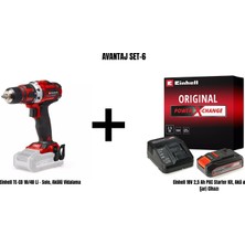 Einhell Set-6 (Einhell Te-Cd 18/40 Li  Akülü Vidalama+Einhell 18V 2,5 Ah Pxc Starter Kit, Akü & Şarj Cihazı)
