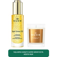 Nuxe Yaşlanma Karşıtı Super Serum 3o ml + Hediye Mum