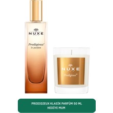 Nuxe Prodigieux Klasik Parfüm 50 ml + Hediye Mum