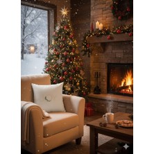 Acacia Yılbaşı Temalı Yastık - Kırlent Kılıfları 43X43 cm