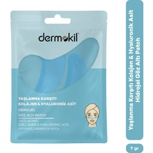 Dermokil Yaşlanma Karşıtı Kolajen & Hyaluronik Asit İçeren Hidrojel Patch Göz Altı Maskesi