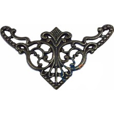 Skygo Dekoratif Köşe Süsü, Köşelik - Büyük, 31X55MM, Antik, 100 Adet