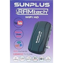 Sunplus Ramtech Full Hd Uydu Alıcısı, Dahili Wi-Fi, Akıllı Kumanda