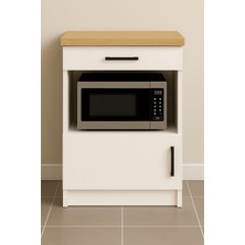T Designo Dora Çok Amaçlı Dolap - Mikrodalga - Erzak - Mutfak - Kiler Dolabı - 60 cm