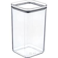 Eynel 1,5 L Kare Vakumlu Kap Kuru Gıda Baklagil Saklama Üçlü Hava Almayan Un Tahıl Erzak Koyma Kutu