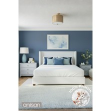 Anılsan Camelia King Düz Ranforce Çarşaf Set- Beyaz %100 Pamuk