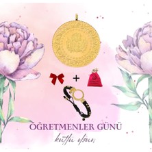 Victoria Gold Yarım Altın Yeni Tarihli (Kulplu 22 Ayar) (Öğretmenlere Özel Bileklik Hediye)