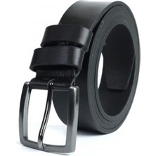 Markahit Erkek Deri Kot Pantolon Kemeri 4,5 Cm Kalınlık Hakiki Deri Simder