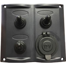 Switch Panel 3lü Izoleli 95X105MM