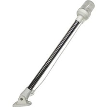 Tekne Bayrak Direği. Işıklı. 40CM. Paslanmaz. Hareketli Ayak