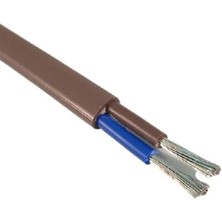 Yassı Kalaylı Kablo Tekne ve Karavan Tesisat Kablosu. 2x1 mm 35 M