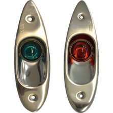 Tekne Burun Seyir Feneri. Paslanmaz. 12V. Led. Gömme Seyir Feneri