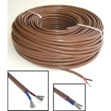 Marin Yassı Kablo. Tekne ve Karavan Tesisat Kablosu. 2x2.5mm. 100 Metre